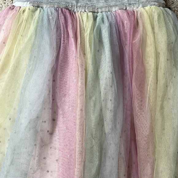 Unicorn Dress with Rainbow Tulle Skirt - Picture 5 of 5